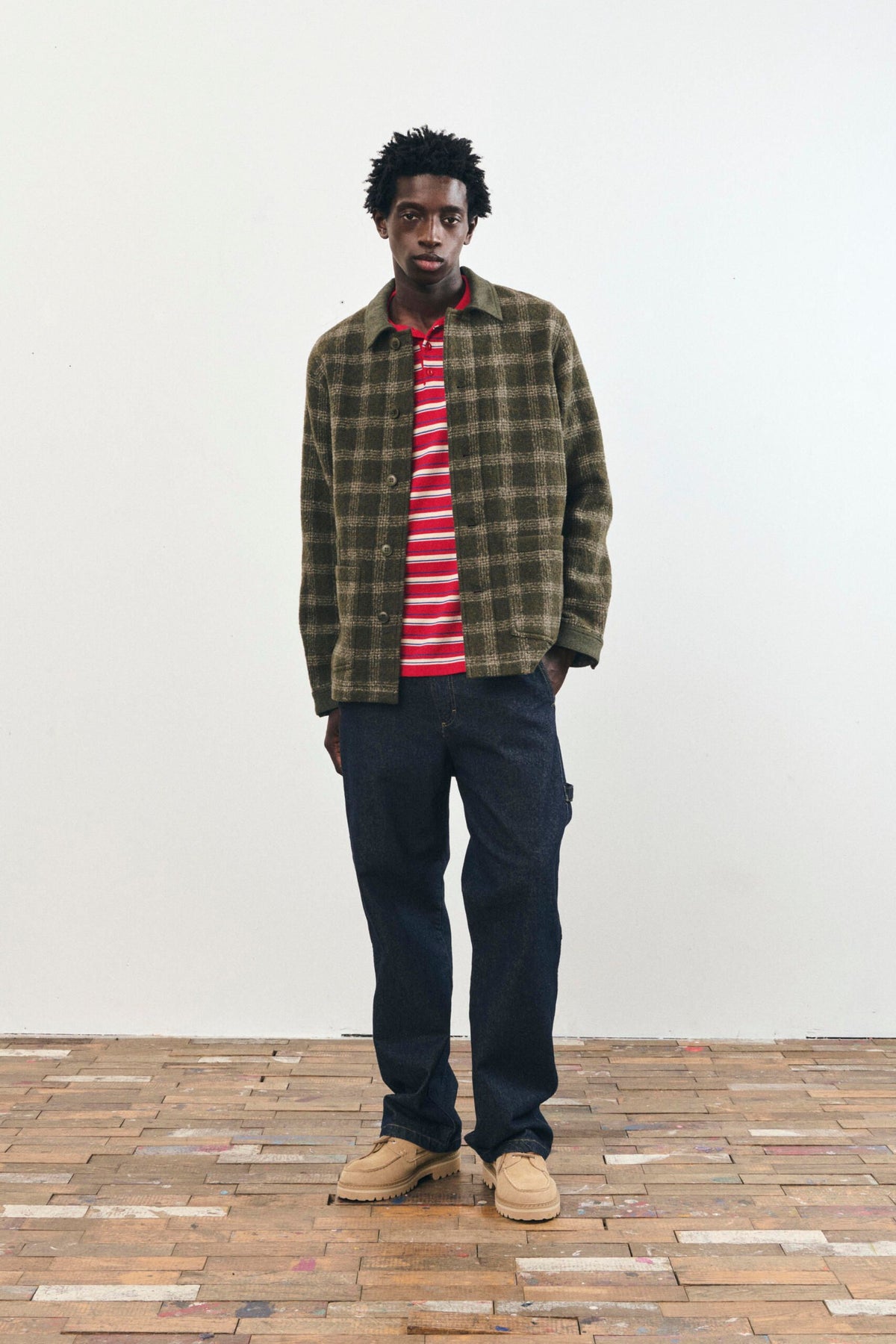 VALENAM-CHECK WORKWEAR JACKET | Le Mont Saint Michel