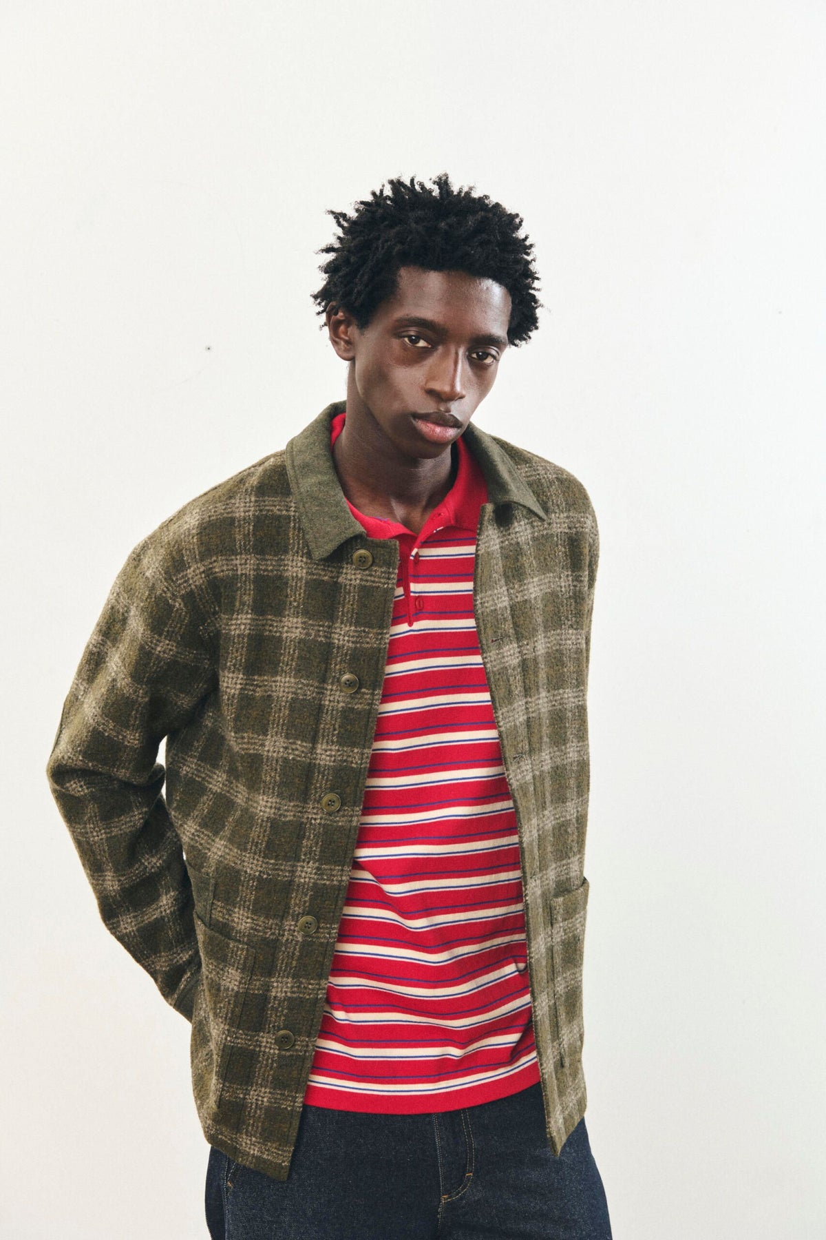 VALENAM-CHECK WORKWEAR JACKET | Le Mont Saint Michel